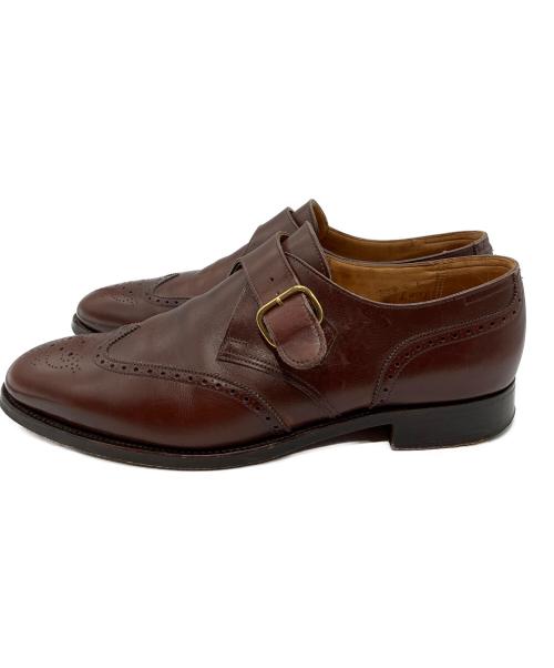 JOHN LOBB（ジョンロブ）JOHN LOBB (ジョンロブ) モンクストラップシューズ ブラウン サイズ:8Eの古着・服飾アイテム