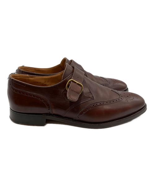 JOHN LOBB（ジョンロブ）JOHN LOBB (ジョンロブ) モンクストラップシューズ ブラウン サイズ:8Eの古着・服飾アイテム