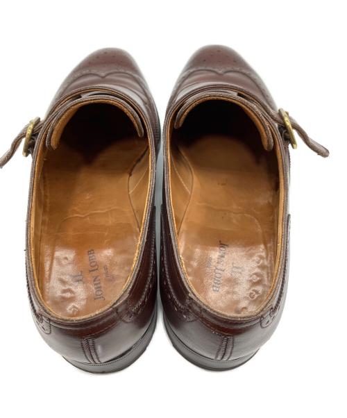 JOHN LOBB（ジョンロブ）JOHN LOBB (ジョンロブ) モンクストラップシューズ ブラウン サイズ:8Eの古着・服飾アイテム