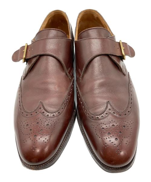 JOHN LOBB（ジョンロブ）JOHN LOBB (ジョンロブ) モンクストラップシューズ ブラウン サイズ:8Eの古着・服飾アイテム