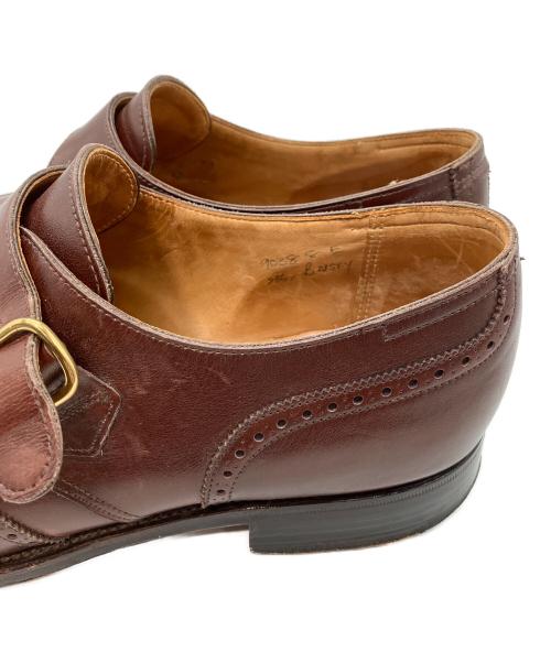 JOHN LOBB（ジョンロブ）JOHN LOBB (ジョンロブ) モンクストラップシューズ ブラウン サイズ:8Eの古着・服飾アイテム