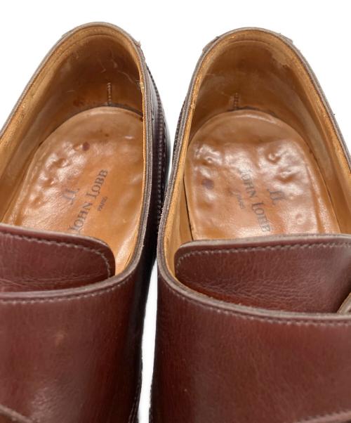 JOHN LOBB（ジョンロブ）JOHN LOBB (ジョンロブ) モンクストラップシューズ ブラウン サイズ:8Eの古着・服飾アイテム