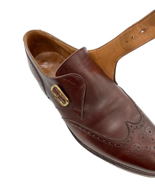 JOHN LOBB（ジョンロブ）JOHN LOBB (ジョンロブ) モンクストラップシューズ ブラウン サイズ:8Eの古着・服飾アイテム