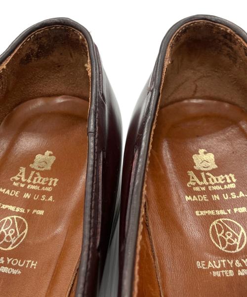 Alden（オールデン）ALDEN (オールデン) BEAUTY&YOUTH (ビューティーアンドユース) 別注タッセルローファー ブラウン サイズ:8 1/2の古着・服飾アイテム