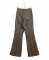 MADISON BLUE (マディソンブルー) FLARE SLACKS GC CHECK ブラウン サイズ:XS：13000円