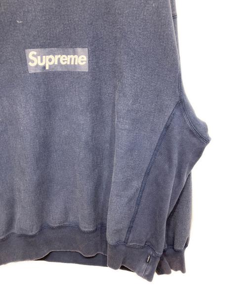 SUPREME（シュプリーム）SUPREME (シュプリーム) Washed Box Logo Crewneck ネイビー サイズ:XLの古着・服飾アイテム