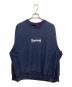 SUPREME（シュプリーム）の古着「Washed Box Logo Crewneck」｜ネイビー