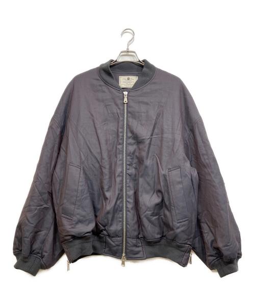 MAISON SPECIAL（メゾンスペシャル）MAISON SPECIAL (メゾンスペシャル) シャンブレーウールMA-1 ネイビー サイズ:2の古着・服飾アイテム