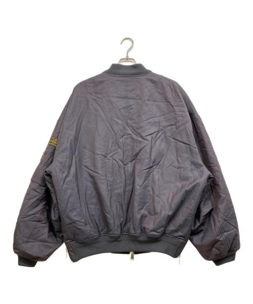 MAISON SPECIAL（メゾンスペシャル）MAISON SPECIAL (メゾンスペシャル) シャンブレーウールMA-1 ネイビー サイズ:2の古着・服飾アイテム