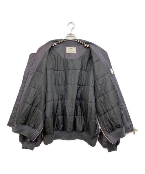 MAISON SPECIAL（メゾンスペシャル）MAISON SPECIAL (メゾンスペシャル) シャンブレーウールMA-1 ネイビー サイズ:2の古着・服飾アイテム