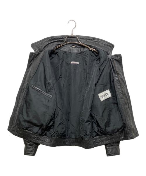 BALLY（バリー）BALLY (バリー) レザージャケット ブラック サイズ:48の古着・服飾アイテム
