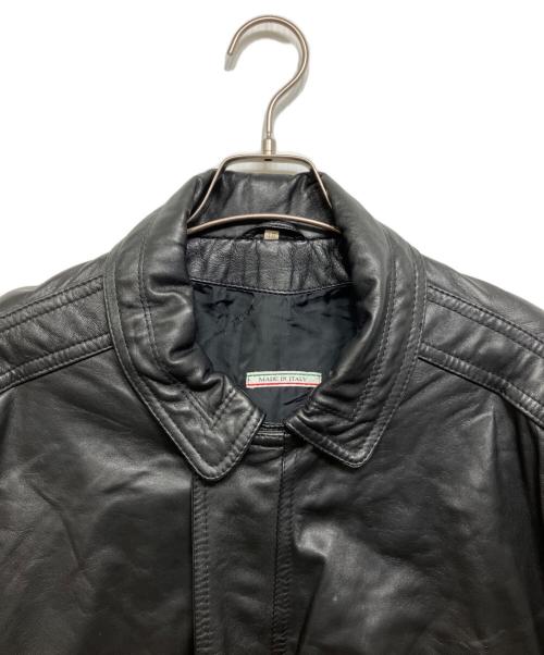 BALLY（バリー）BALLY (バリー) レザージャケット ブラック サイズ:48の古着・服飾アイテム
