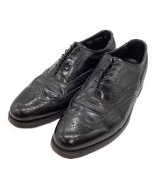 Florsheim（フローシャイム）の古着「ヴィンテージ ウィングチップシューズ」｜ブラック