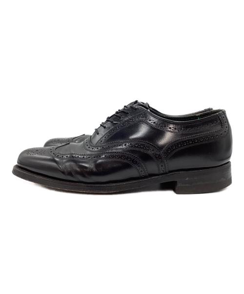 Florsheim（フローシャイム）Florsheim (フローシャイム) ヴィンテージ ウィングチップシューズ ブラック サイズ:7　1/2の古着・服飾アイテム