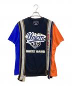 Rebuild by Needles×UNIONリビルドバイニードルス×ユニオン）の古着「S/S REMAKE 7 CUTS Tee」｜ブラック