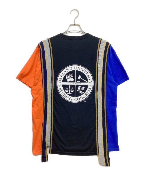 Rebuild by Needles（リビルドバイニードルス）Rebuild by Needles (リビルドバイニードルス) UNION (ユニオン) S/S REMAKE 7 CUTS Tee ブラック サイズ:Lの古着・服飾アイテム