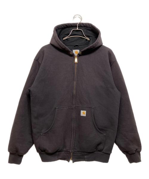 CarHartt（カーハート）CarHartt (カーハート) 裏サーマル ジップアップパーカー ブラック サイズ:Mの古着・服飾アイテム