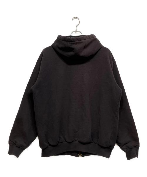 CarHartt（カーハート）CarHartt (カーハート) 裏サーマル ジップアップパーカー ブラック サイズ:Mの古着・服飾アイテム