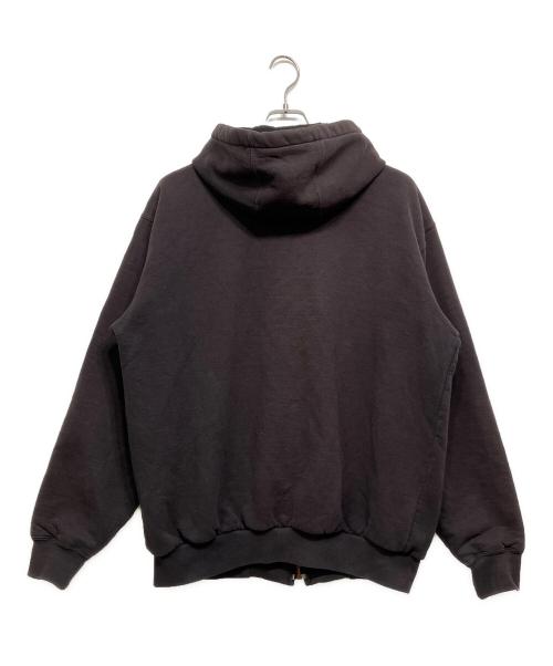 CarHartt（カーハート）CarHartt (カーハート) 裏サーマル ジップアップパーカー ブラック サイズ:Mの古着・服飾アイテム