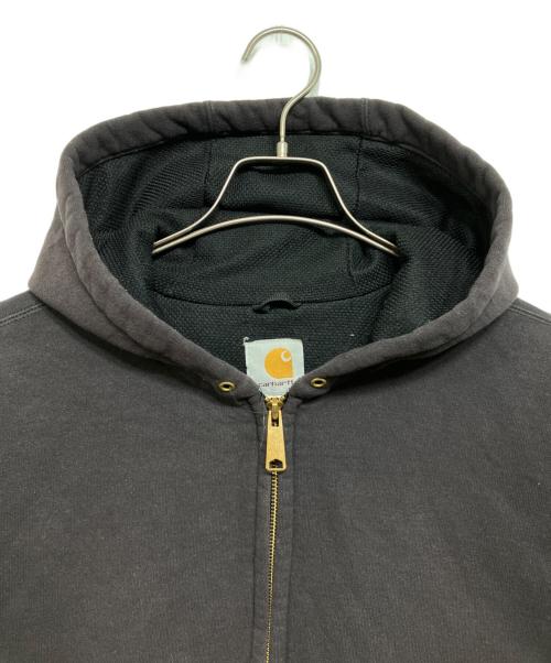 CarHartt（カーハート）CarHartt (カーハート) 裏サーマル ジップアップパーカー ブラック サイズ:Mの古着・服飾アイテム