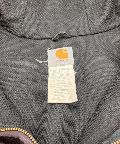 CarHartt（カーハート）CarHartt (カーハート) 裏サーマル ジップアップパーカー ブラック サイズ:Mの古着・服飾アイテム