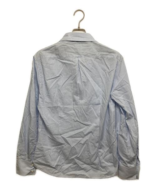 BRUNELLO CUCINELLI（ブルネロクチネリ）BRUNELLO CUCINELLI (ブルネロクチネリ) ボタンダウンスリムフィットシャツ スカイブルー サイズ:Mの古着・服飾アイテム