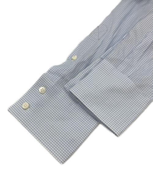 BRUNELLO CUCINELLI（ブルネロクチネリ）BRUNELLO CUCINELLI (ブルネロクチネリ) ボタンダウンスリムフィットシャツ スカイブルー サイズ:Mの古着・服飾アイテム