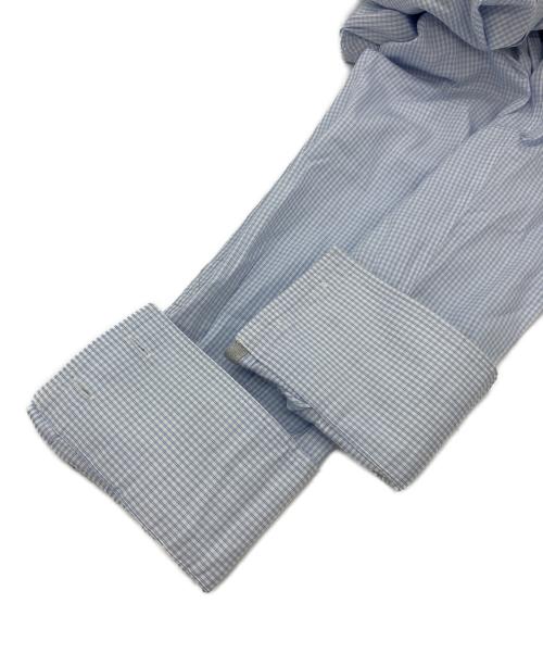 BRUNELLO CUCINELLI（ブルネロクチネリ）BRUNELLO CUCINELLI (ブルネロクチネリ) ボタンダウンスリムフィットシャツ スカイブルー サイズ:Mの古着・服飾アイテム