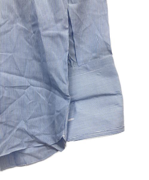BATTISTONI（バッティストーニ）BATTISTONI (バッティストーニ) ワイドカラーストライプシャツ スカイブルー サイズ:-の古着・服飾アイテム