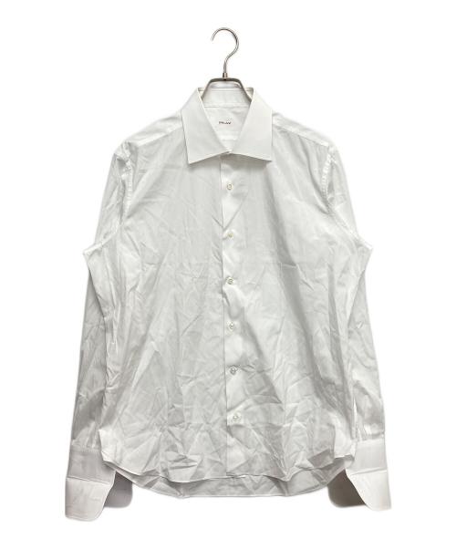 FRAY（フライ）FRAY (フライ) ワイドカラーシャツ ホワイト サイズ:17 1/2の古着・服飾アイテム