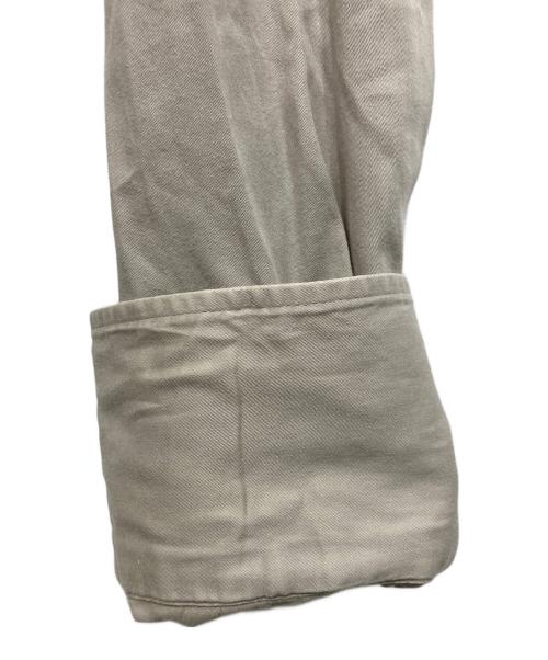 BRUNELLO CUCINELLI（ブルネロクチネリ）BRUNELLO CUCINELLI (ブルネロクチネリ) ボタンダウンスリムシャツ ベージュ サイズ:Lの古着・服飾アイテム