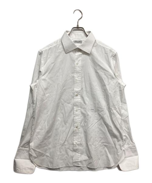 Charvet（シャルベ）Charvet (シャルベ) ワイドカラーシャツ ホワイト サイズ:無しの古着・服飾アイテム