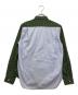 COMME des GARCONS HOMME (コムデギャルソン オム) 前後切替ドットシャツ グリーン×ブルー サイズ:S：6000円