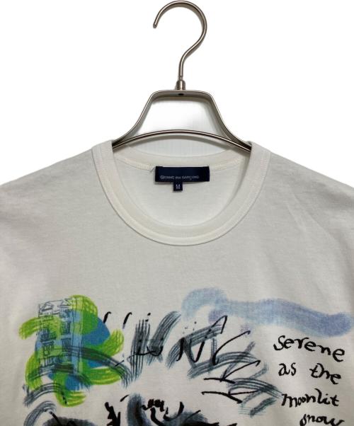 COMME des GARCONS（コムデギャルソン）COMME des GARCONS (コムデギャルソン) アートプリントTシャツ ホワイト サイズ:Ｍの古着・服飾アイテム