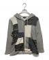 COMME des GARCONS HOMME（コムデギャルソン オム）の古着「パッチワークジップパーカー」｜グレー