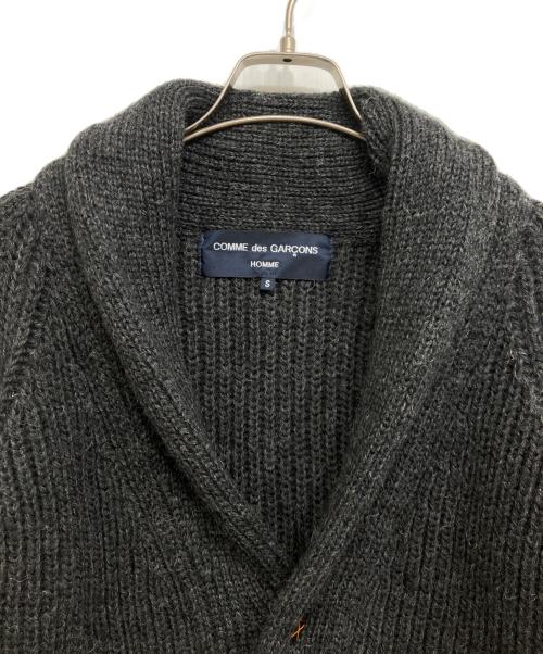 COMME des GARCONS HOMME（コムデギャルソン オム）COMME des GARCONS HOMME (コムデギャルソン オム) ショールカラーカーディガン ブラック サイズ:Ｓの古着・服飾アイテム