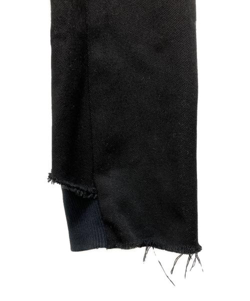 EKAM（エカム）EKAM (エカム) レザー切替ハイネックジャケット ブラック サイズ:Lの古着・服飾アイテム