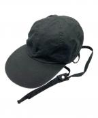 kijima takayukiキジマタカユキ）の古着「SUPIMA LINEN SILK 6PANEL CAP」｜ブラック