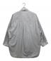 MAISON SPECIAL (メゾンスペシャル) 120/2 Suvin Cotton Typewriter Prime-Over Shirt Coat スカイブルー サイズ:1：10000円