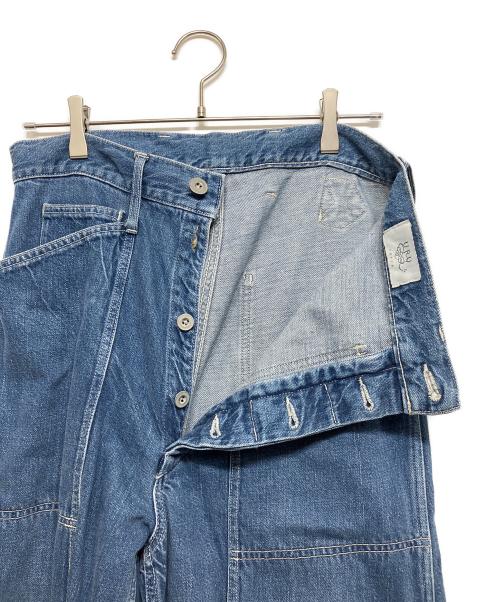 URU（ウル）URU (ウル) DOUBLE KNEE PANTS TYPE C インディゴ サイズ:1の古着・服飾アイテム