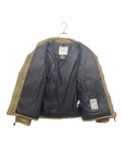 Gymphlex（ジムフレックス）Gymphlex (ジムフレックス) ホワイトグースダウン スタンドカラージャケット ベージュ サイズ:Mの古着・服飾アイテム