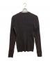 DIESEL (ディーゼル) オーバルDジップ ヴィンテージウォッシュリブニット グレー サイズ:ＸＬ：12000円