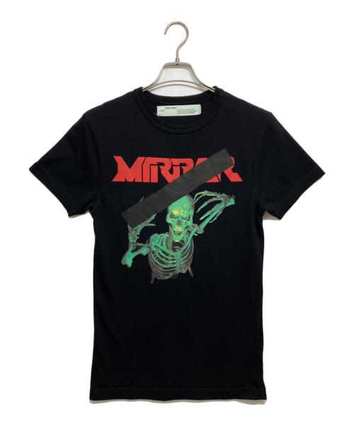 OFFWHITE（オフホワイト）OFFWHITE (オフホワイト) MIRROR SKULL TEE BLACK ブラック サイズ:XSの古着・服飾アイテム