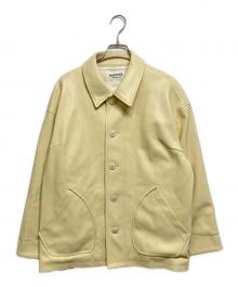 MACPHEE（マカフィー）の古着「レザーライク カバーオール」｜ベージュ