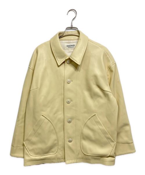 MACPHEE（マカフィー）MACPHEE (マカフィー) レザーライク カバーオール ベージュ サイズ:36の古着・服飾アイテム