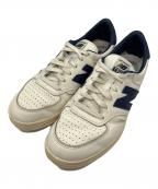 NEW BALANCE×Aime Leon Doreニューバランス×エメ レオン ドレ）の古着「T500 ローカットスニーカー」｜ホワイト×ネイビー