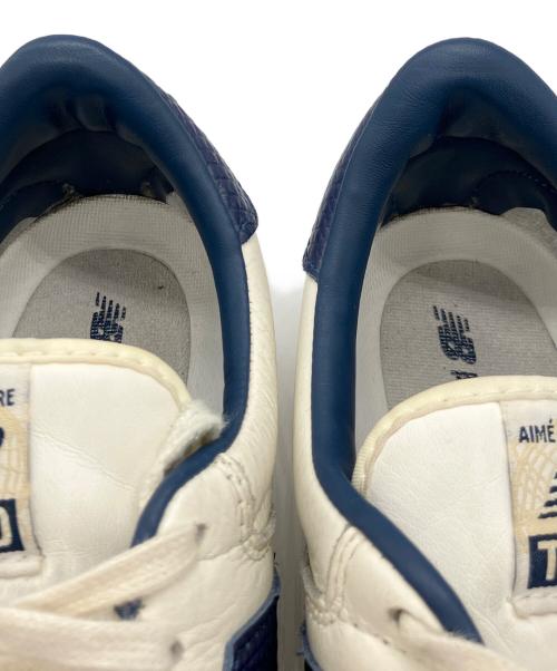 NEW BALANCE（ニューバランス）NEW BALANCE (ニューバランス) Aimé Leon Dore (エメ レオン ドレ) T500 ローカットスニーカー ホワイト×ネイビー サイズ:27の古着・服飾アイテム