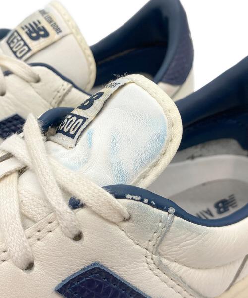 NEW BALANCE（ニューバランス）NEW BALANCE (ニューバランス) Aimé Leon Dore (エメ レオン ドレ) T500 ローカットスニーカー ホワイト×ネイビー サイズ:27の古着・服飾アイテム