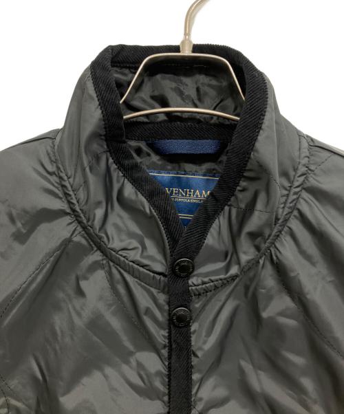 LAVENHAM（ラベンハム）LAVENHAM (ラベンハム) ライトウェイト キルティングベスト ブラック サイズ:Mの古着・服飾アイテム