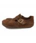 BIRKENSTOCK (ビルケンシュトック) ロンドン スウェードレザーシューズ ブラウン サイズ:41：8000円